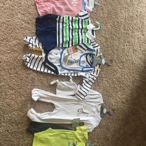 3-6 months baby boys clothes lot. All NWT.
